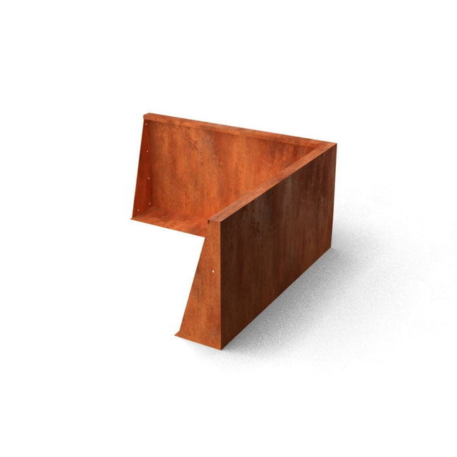 Geroba Keerwand Fronta Cortenstaal binnenhoek 50x15x35 cm - Doika - Keerwand - Geroba -  - RETACCA1