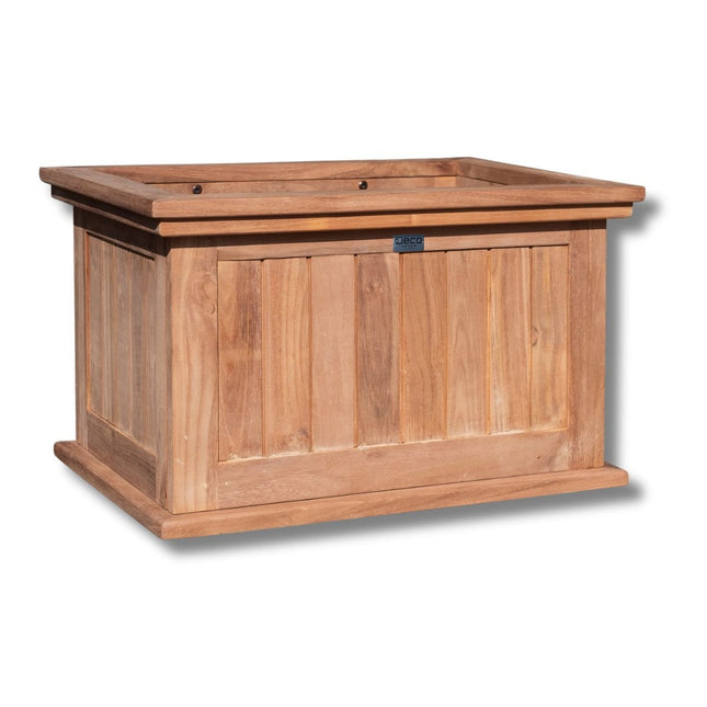 Langwerpige houten plantenbak 82 x 82 x 47 cm - Doika - Plantenbak - Doika -  - P002459
