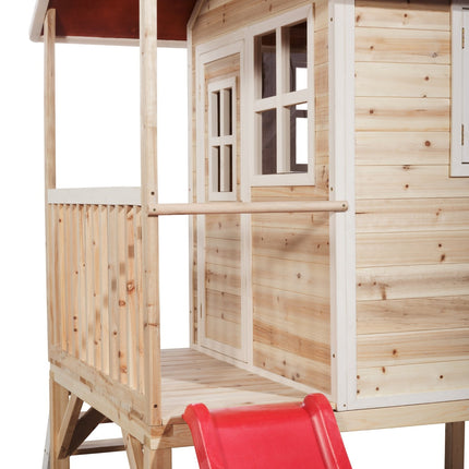 EXIT Loft 300 houten speelhuis - naturel - Doika BV - Loft speelhuisjes - EXIT Toys - 8718469460267 - 50.03.11.00