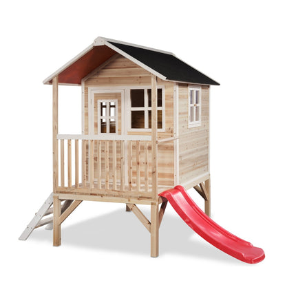 EXIT Loft 300 houten speelhuis - naturel - Doika BV - Loft speelhuisjes - EXIT Toys - 8718469460267 - 50.03.11.00