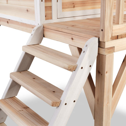 EXIT Loft 300 houten speelhuis - naturel - Doika BV - Loft speelhuisjes - EXIT Toys - 8718469460267 - 50.03.11.00