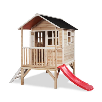 EXIT Loft 300 houten speelhuis - naturel - Doika BV - Loft speelhuisjes - EXIT Toys - 8718469460267 - 50.03.11.00