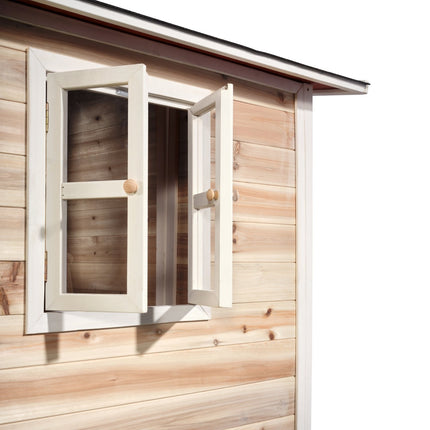 EXIT Loft 300 houten speelhuis - naturel - Doika BV - Loft speelhuisjes - EXIT Toys - 8718469460267 - 50.03.11.00
