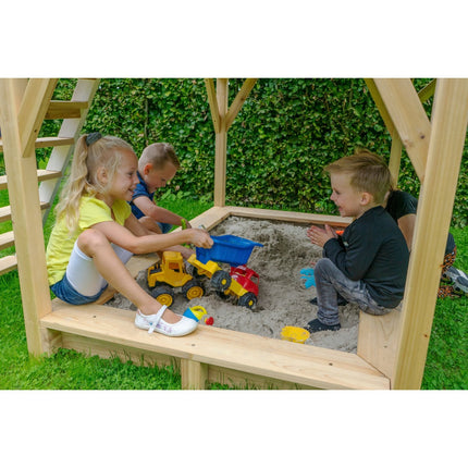 EXIT Loft 500 houten speelhuis - grijs - Doika BV - Loft speelhuisjes - EXIT Toys - 8720088268889 - 50.05.24.00