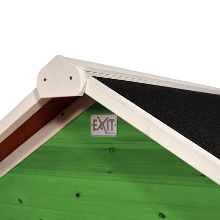 EXIT Loft 500 houten speelhuis - groen - Doika BV - Loft speelhuisjes - EXIT Toys - 8718469460304 - 50.05.22.00