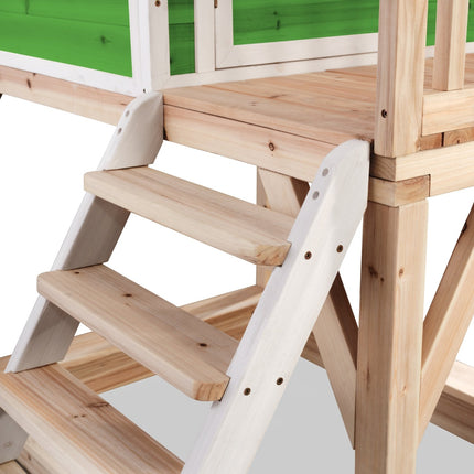 EXIT Loft 500 houten speelhuis - groen - Doika BV - Loft speelhuisjes - EXIT Toys - 8718469460304 - 50.05.22.00