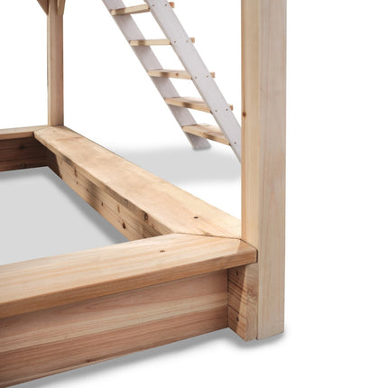 EXIT Loft 550 houten speelhuis - rood - Doika BV - Loft speelhuisjes - EXIT Toys - 8718469468263 - 50.06.23.00