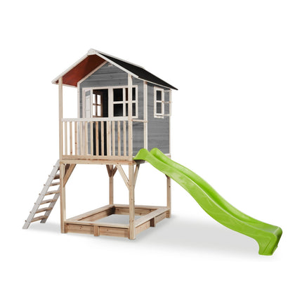 EXIT Loft 700 houten speelhuis - grijs - Doika BV - Loft speelhuisjes - EXIT Toys - 8720088268926 - 50.07.24.00