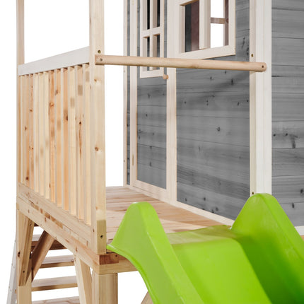 EXIT Loft 700 houten speelhuis - grijs - Doika BV - Loft speelhuisjes - EXIT Toys - 8720088268926 - 50.07.24.00