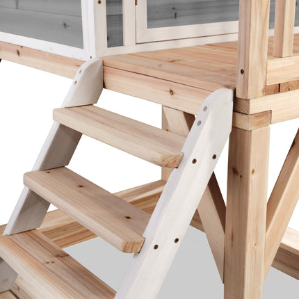 EXIT Loft 700 houten speelhuis - grijs - Doika BV - Loft speelhuisjes - EXIT Toys - 8720088268926 - 50.07.24.00